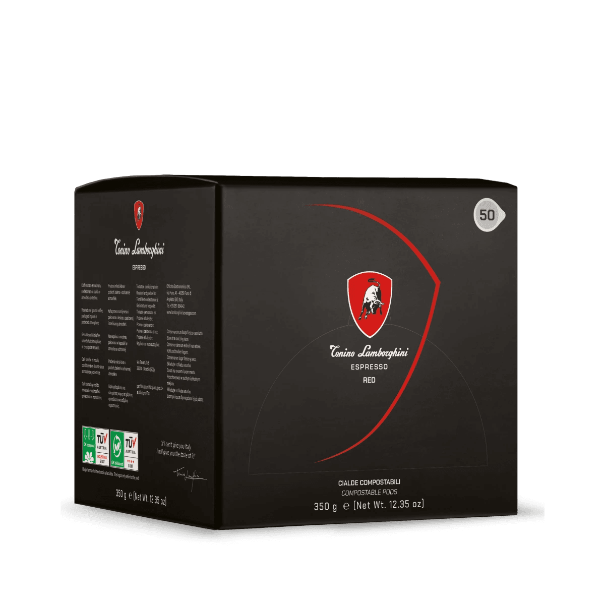 ESE Pods - Medium Roast (50 Pods) - Tonino Lamborghini