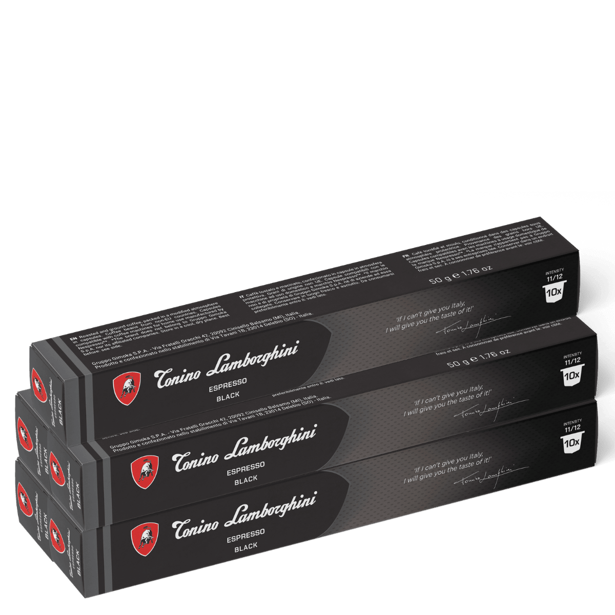 Espresso Capsules – Black | Nespresso Compatible - Tonino Lamborghini