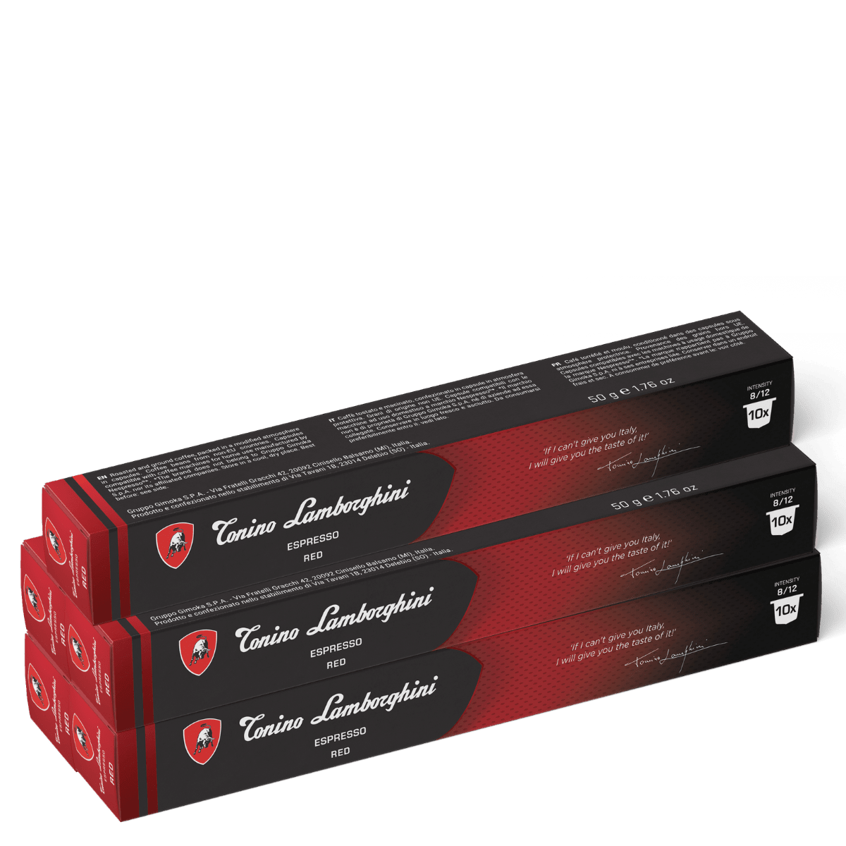 Espresso Capsules – Red | Nespresso Compatible - Tonino Lamborghini