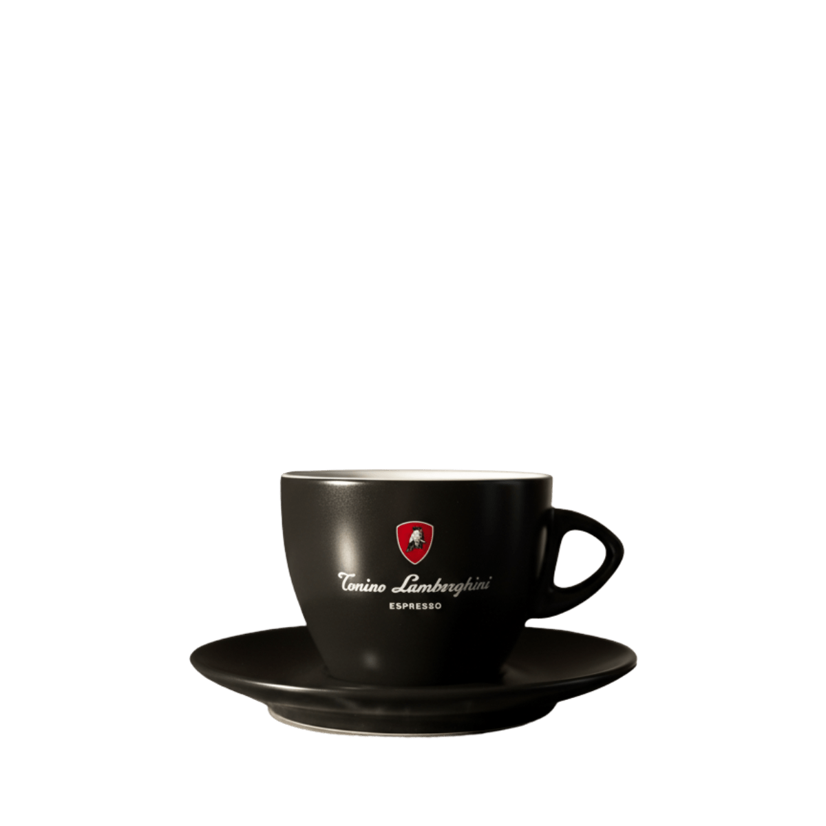 Italian Coffee Cup and Saucer - Black Collection - Tonino Lamborghini
