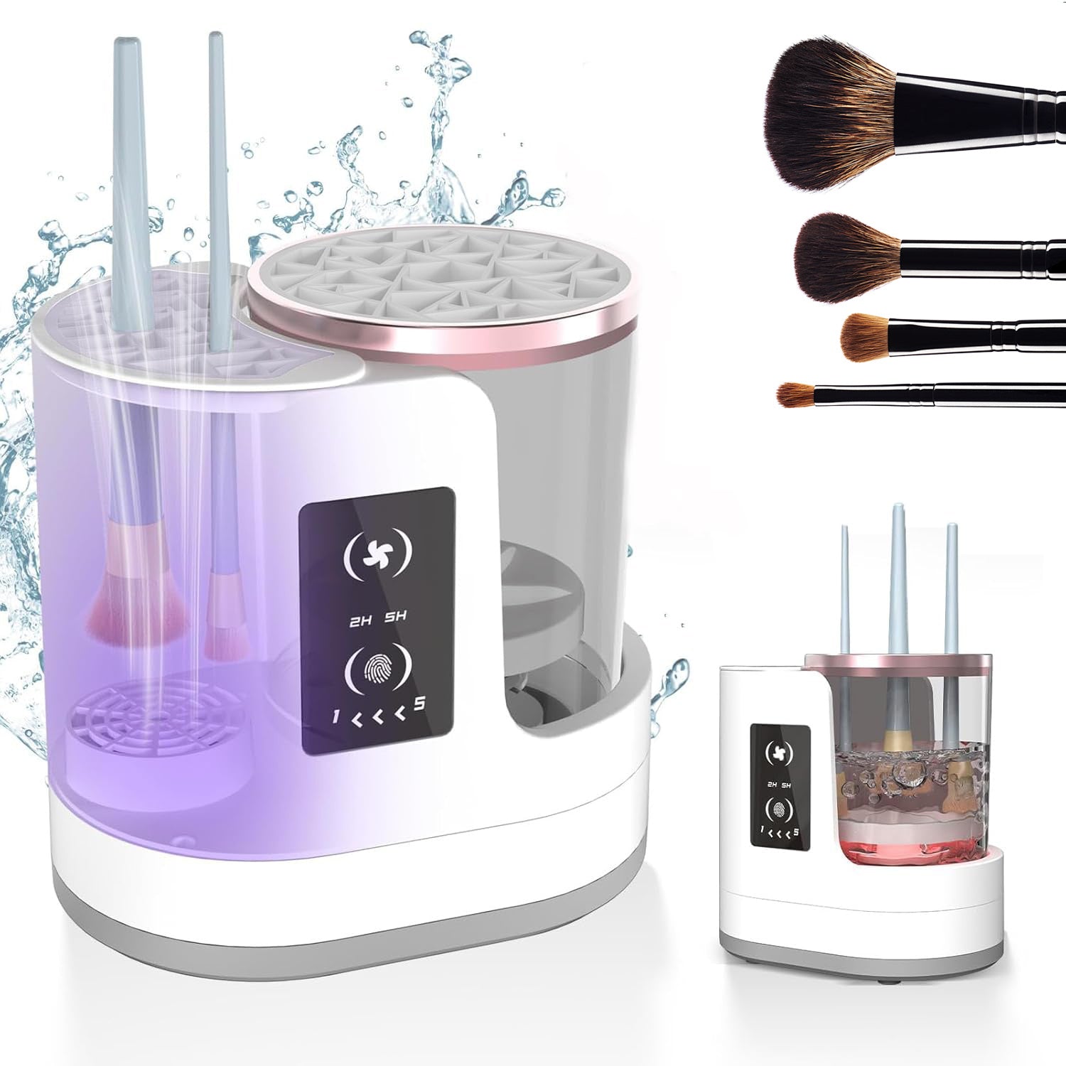 Luxury Electric Makeup Brush Cleaner & Dryer - Rechargeable & Automatic - Lusso Scelta