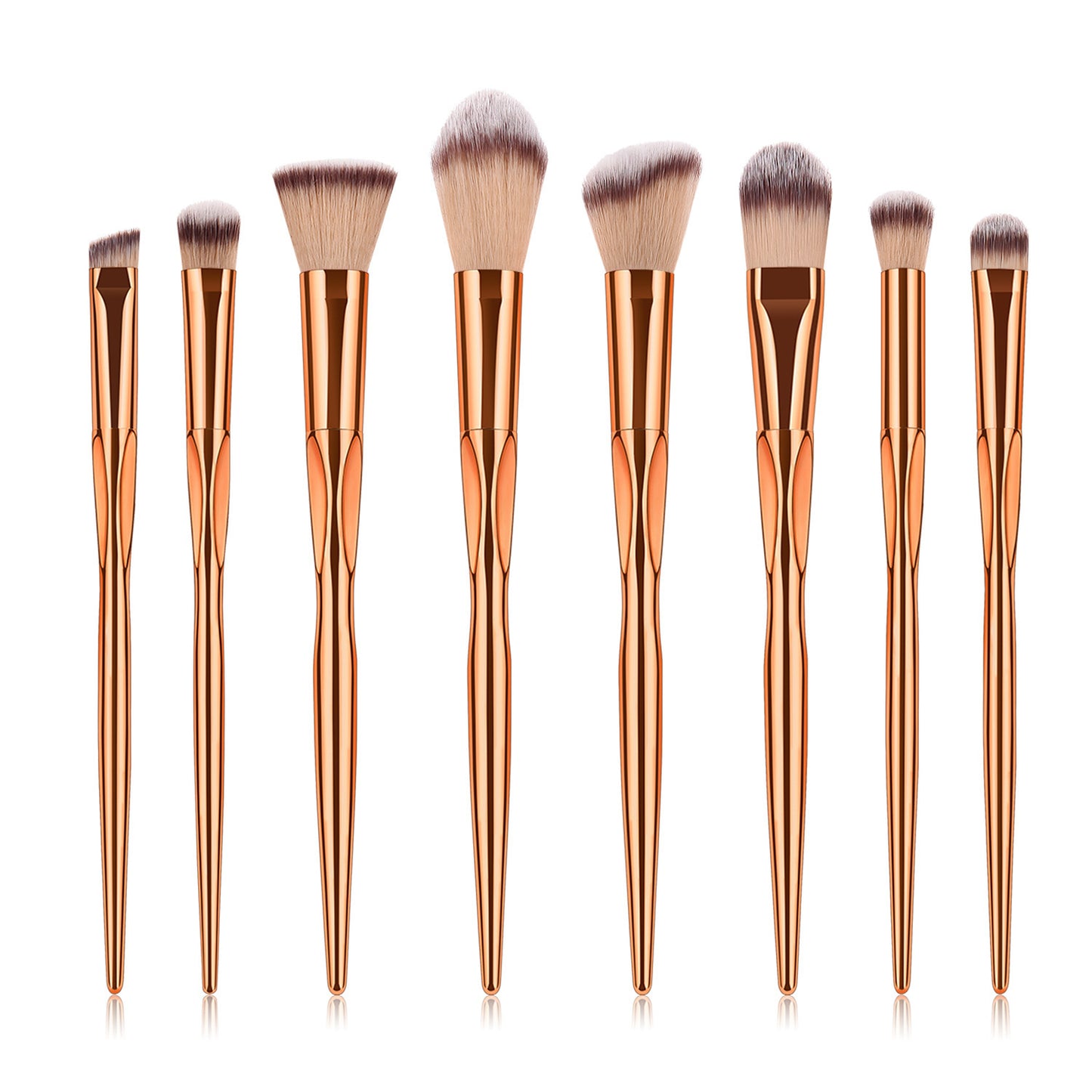 8 Makeup Brush Sets - Soft and Luxury - Lusso Scelta