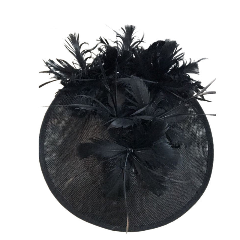 Premium Vintage Feather Hat - Aristocratic Luxury Ladies' Head Gear - Lusso Scelta