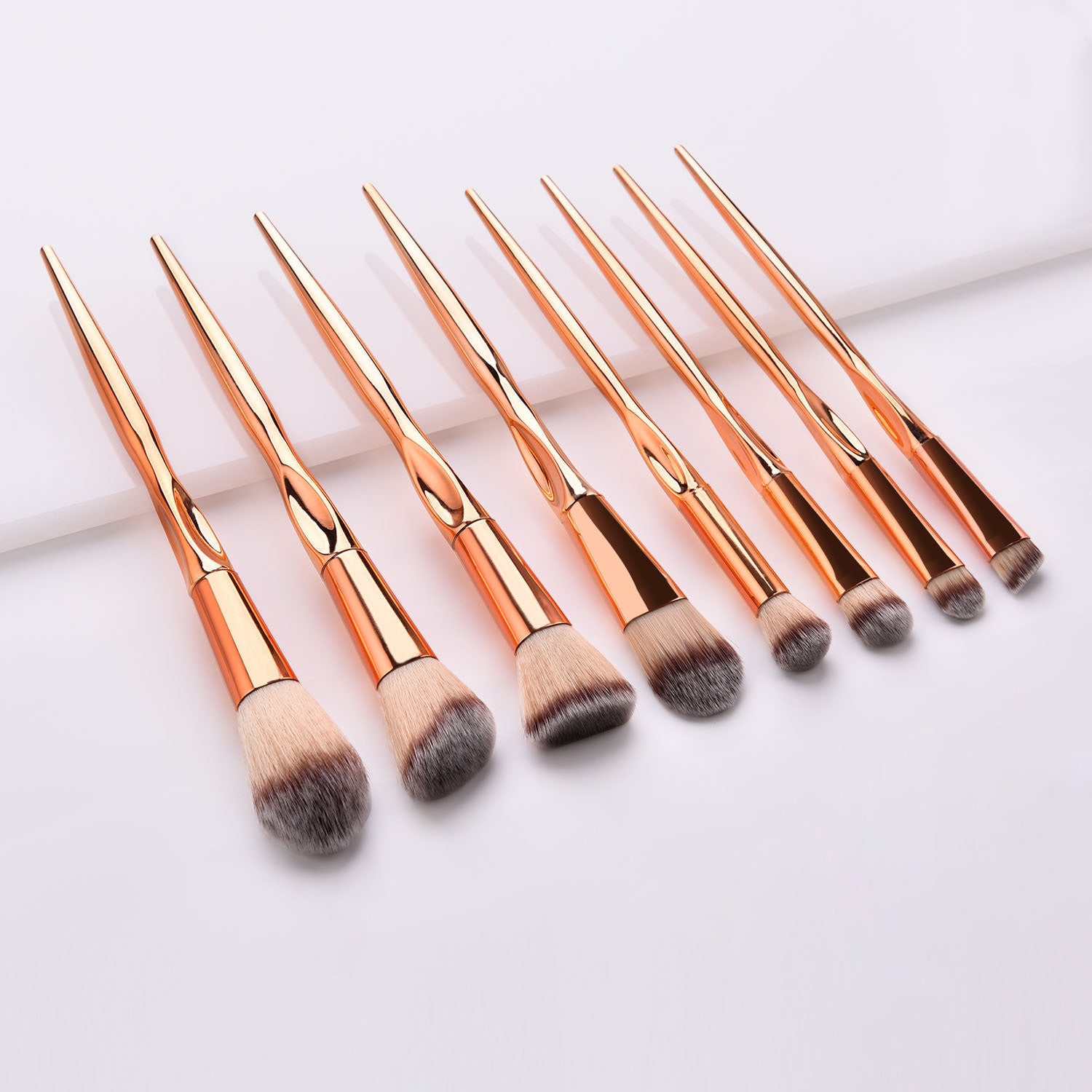 8 Makeup Brush Sets - Soft and Luxury - Lusso Scelta