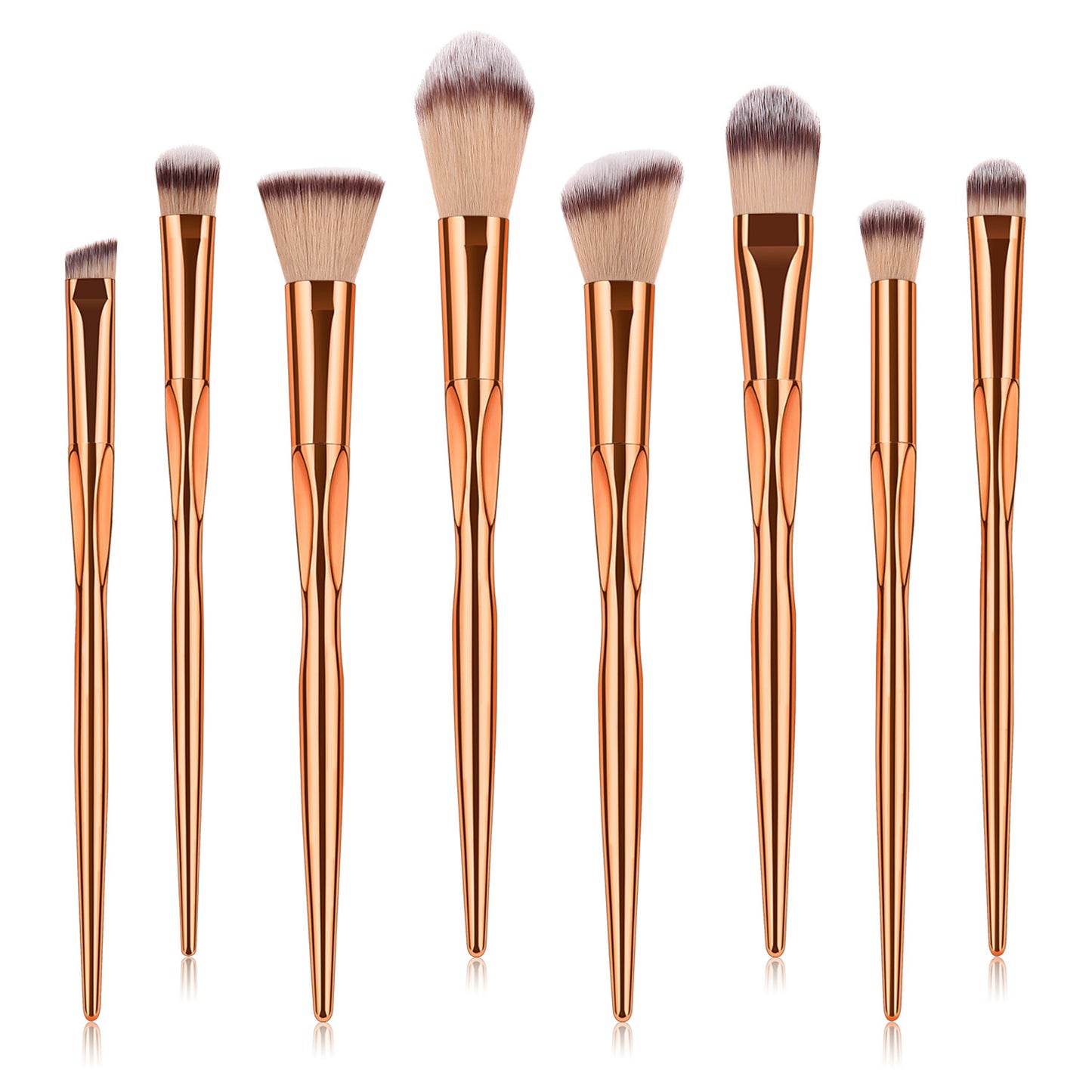 8 Makeup Brush Sets - Soft and Luxury - Lusso Scelta