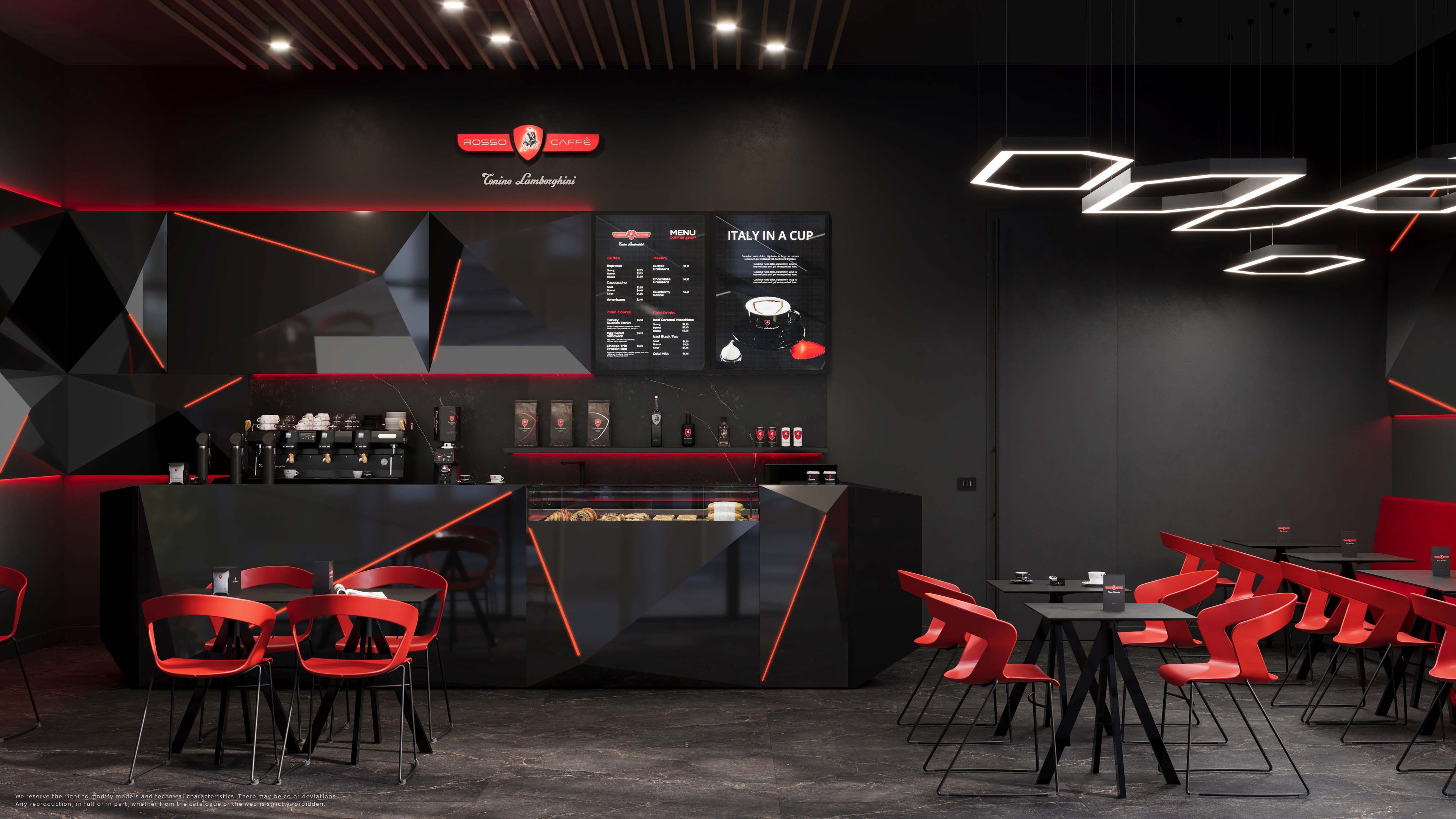 Lamborghini Cafe | Tonino Lamborghini Rosso Café