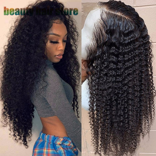 Brazilian Kinky Curly Lace Front Wig - Luxury 9A Grade Human Hair - Lusso Scelta