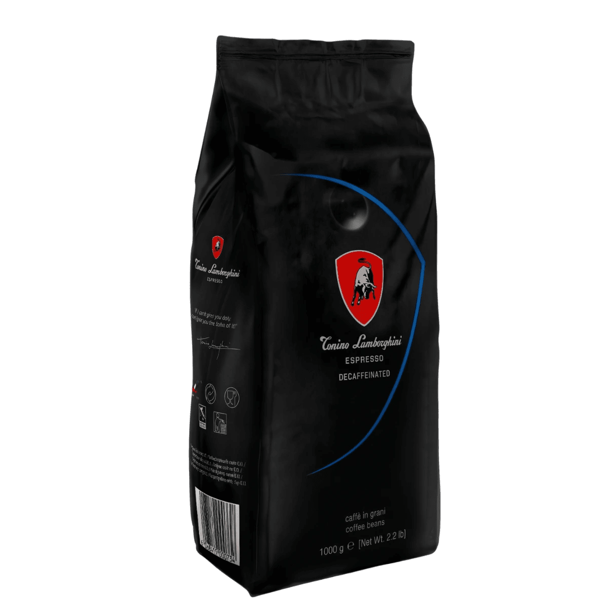 Swiss Water Decaf Espresso Beans - Tonino Lamborghini