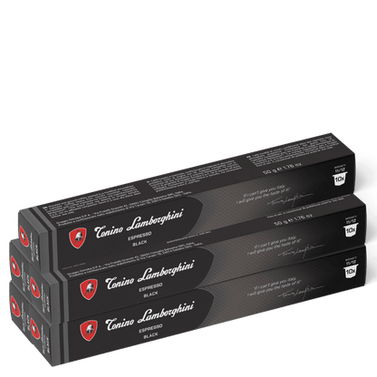 Espresso Capsules – Black | Nespresso Compatible - Tonino Lamborghini