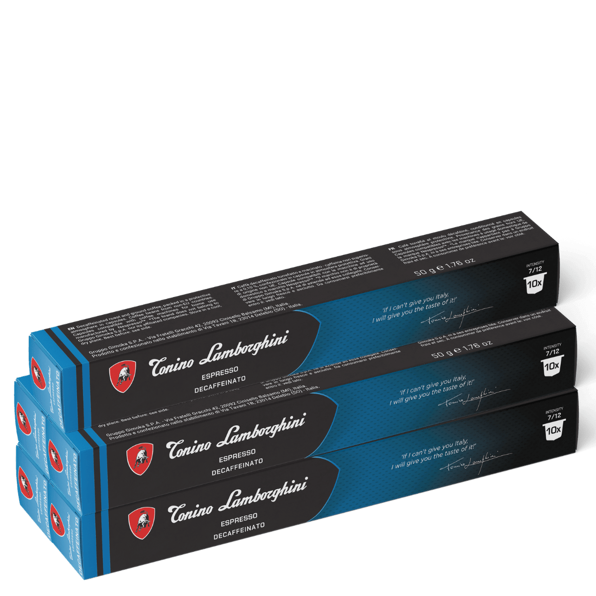 Espresso Capsules – Decaf | Nespresso Compatible - Tonino Lamborghini