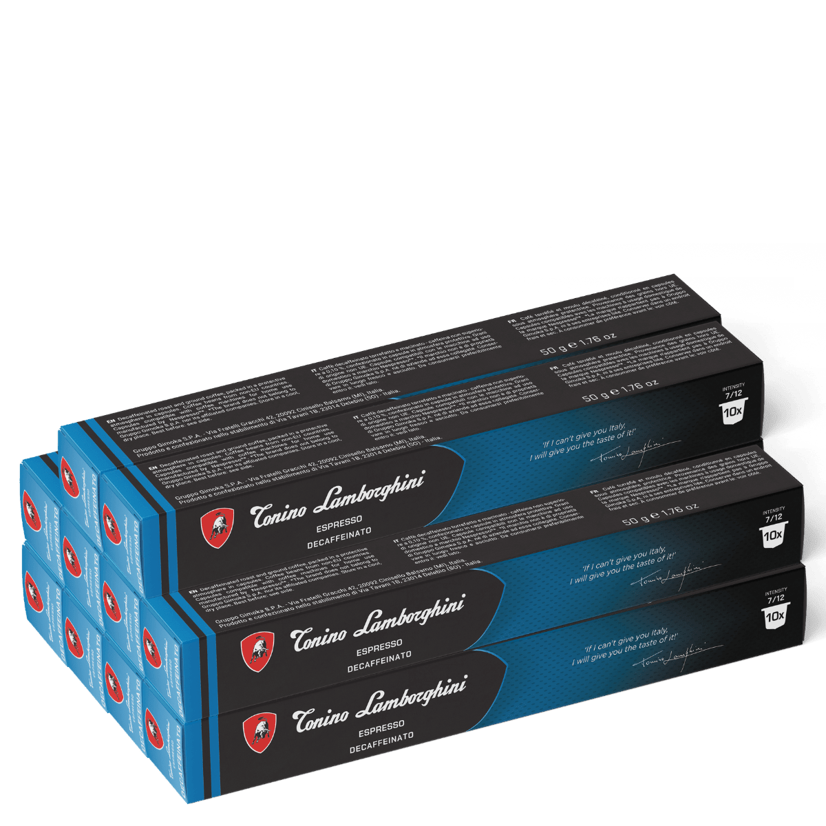 Espresso Capsules – Decaf | Nespresso Compatible - Tonino Lamborghini