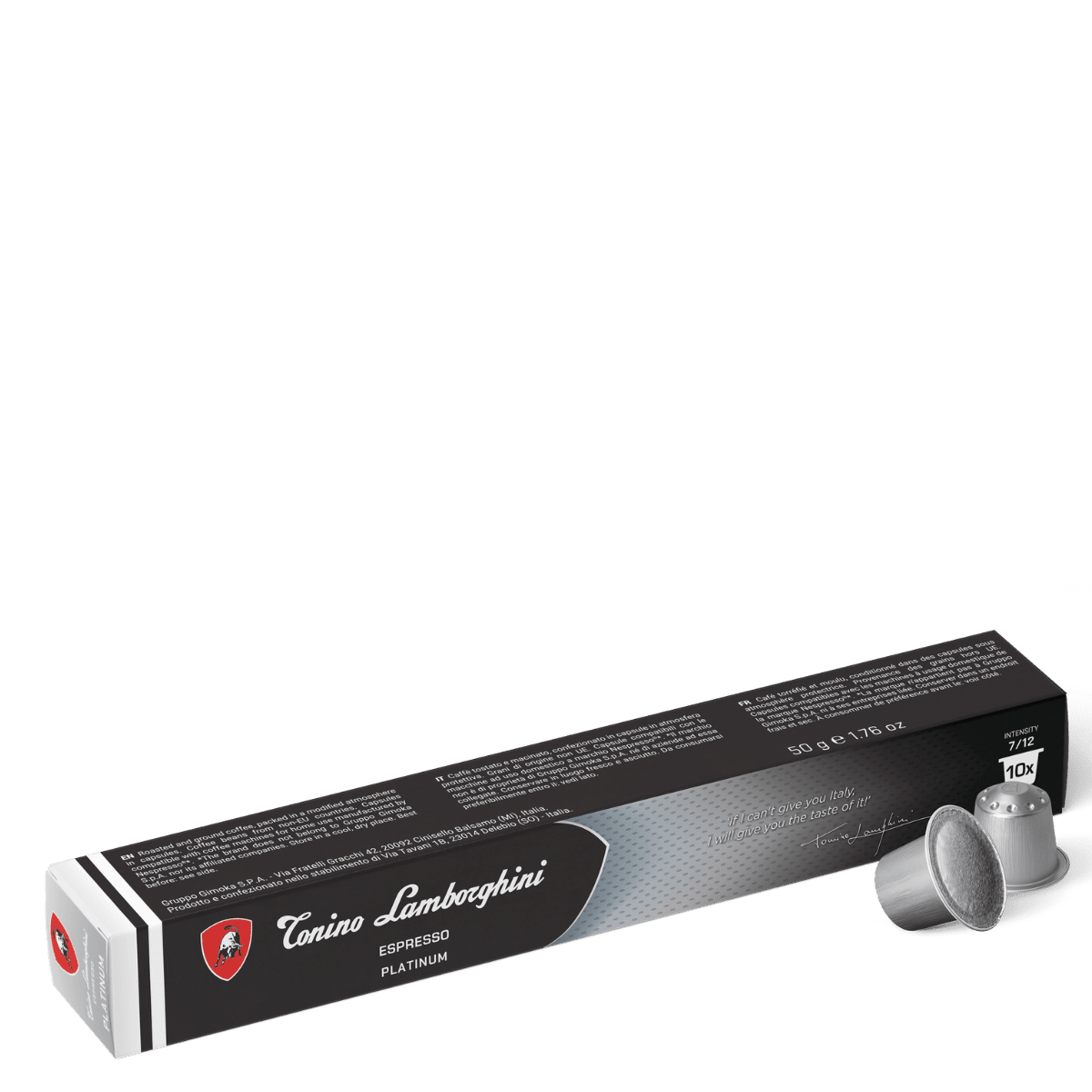 Espresso Capsules – Platinum | Nespresso Compatible - Tonino Lamborghini