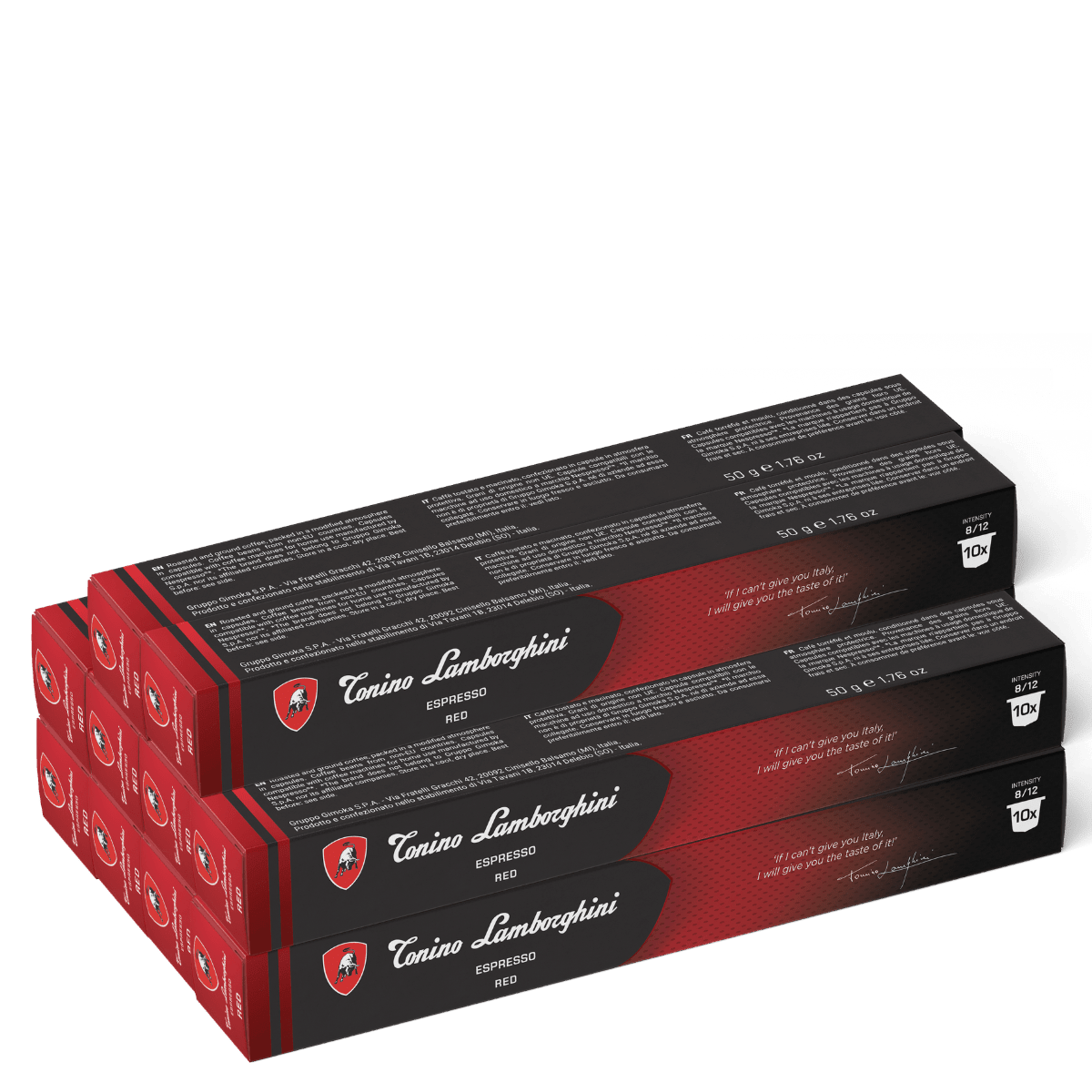Espresso Capsules – Red | Nespresso Compatible - Tonino Lamborghini