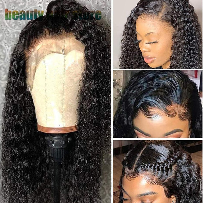 Brazilian Kinky Curly Lace Front Wig - Luxury 9A Grade Human Hair - Lusso Scelta