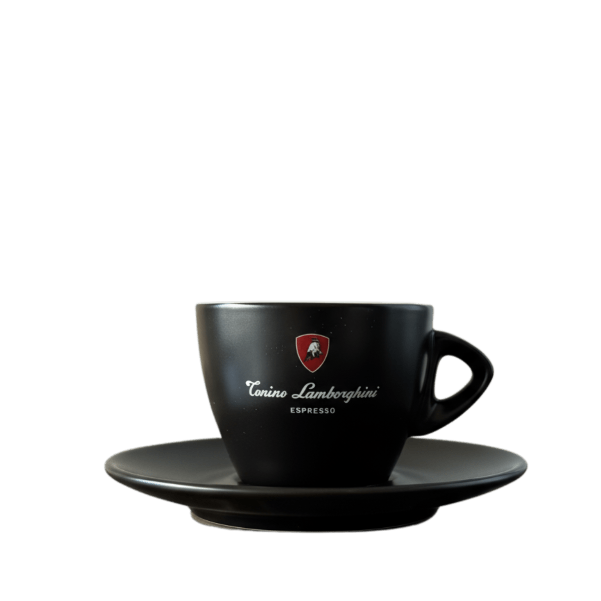 Italian Coffee Cup and Saucer - Black Collection - Tonino Lamborghini
