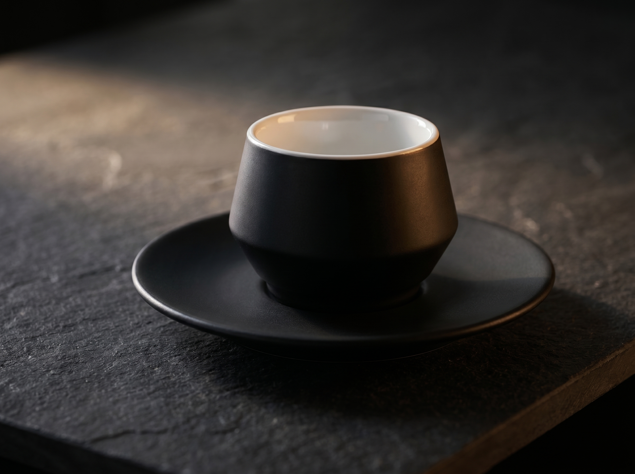 Italian porcelain espresso cup designed for proper extraction — Lusso Scelta