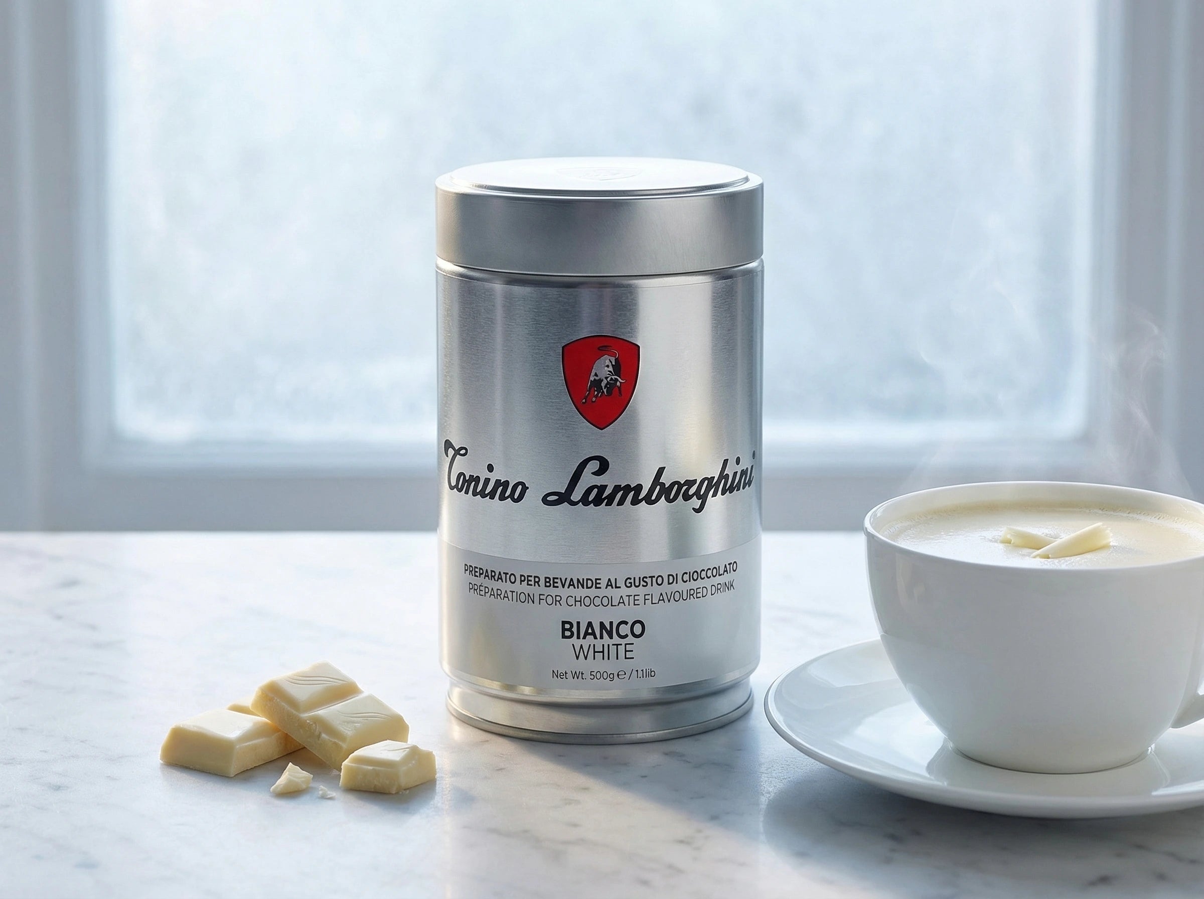 white italian hot chocolate - tonino lamborghini