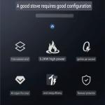 Luxury Dual Burner Gas Stove - 5.2KW Stainless Steel & Glass Cooktop with Flame-Out Protection for Modern Kitchens